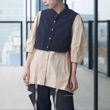 A+TOKYO ( CITY TOKYO ) 반팔 레이어드 셔츠