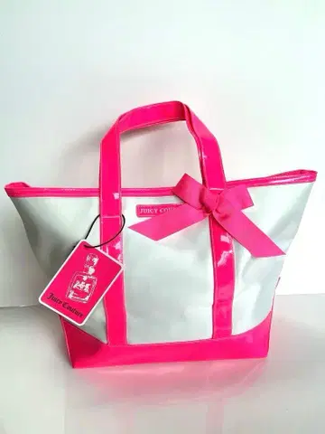 JUICY COUTURE 쥬시 꾸뛰르 리본 포함 토트백 새상품