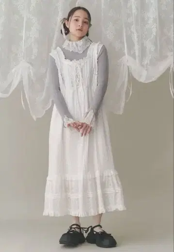 ribbon 레이스 원피스 merry jenny