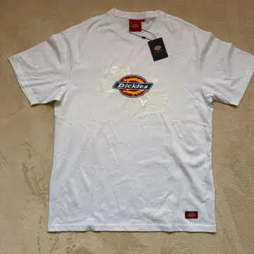 Dickies 디키즈 반팔 T셔츠 화이트 남성용 M 사이즈