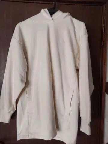LACOSTE 여성용 후드티 아이보리