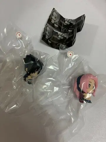 NARUTO 사스케 사쿠라 기다림 가챠 미니 피규어 2종 세트