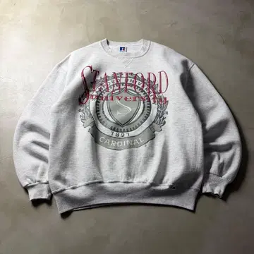 90s 러셀 프린트 스웻 '스탠포드' USA