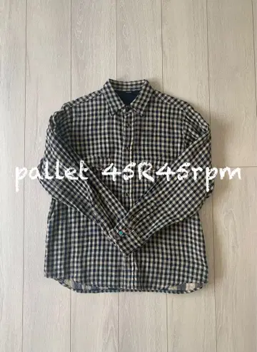 45R45rpm 거즈 이중직 이스턴 셔츠 (인디고)