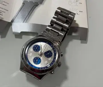 SWATCH IRONY 크로노그래프 스와치 배터리 교체 완료