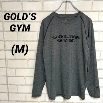 GOLD'S GYM 트레이닝 의류 긴팔 헬스장 스포츠 운동복 그레이