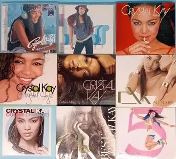 고품질 CD 크리스탈케이 CD 앨범 묶음 9점 세트 묶음 판매