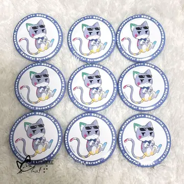 이레이스 캔뱃지 마로네코