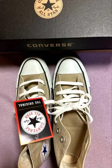 Converse all-star 하이컷 스니커즈 beige 미사용 새상품