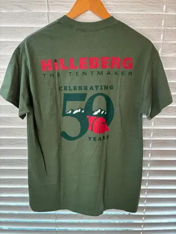 HILLEBERG 50주년 T셔츠 A&F 힐베르크 M