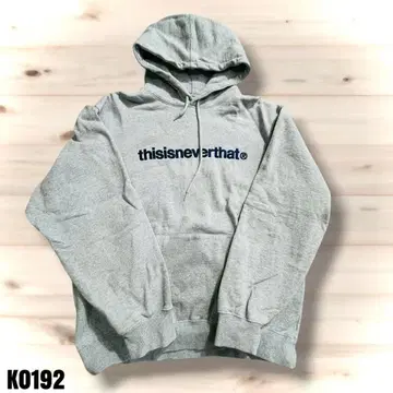 thisisneverthat 후드티 자수 로고 그레이 K0192