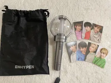 ENHYPEN 공식 응원봉 본체 트레이딩 카드 포함