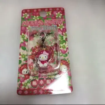 새상품 고토치 키티 도치기 딸기 지퍼 마스코트 헬로키티