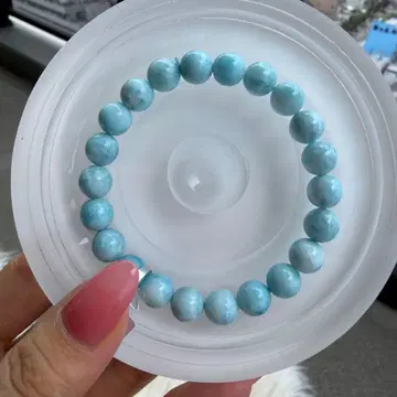 라리마 팔찌 8.5mm 원석 파워스톤 도미니카 산