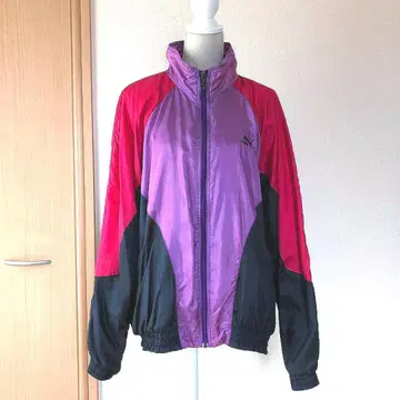 PUMA 나일론 자켓 90s 레트로 빅 실루엣 로고 자수 새상품급