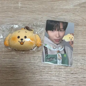 wish bakery 재희 봉제 인형 체인 트레이딩 카드