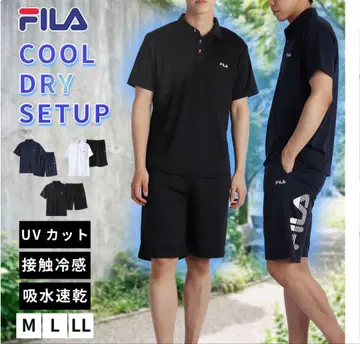 FILA 휠라 접촉 냉감 셋업 블랙