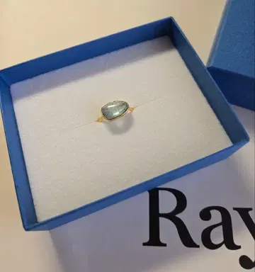 Salut_Jewelry/아쿠아 카이어나이트 반지/18호