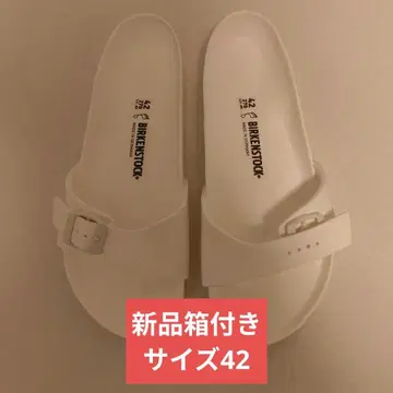 새상품 박스 포함 BIRKENSTOCK Madrid EVA 화이트 42