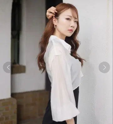 LIPSERVICE 멀티웨이 크롭 시어 셔츠