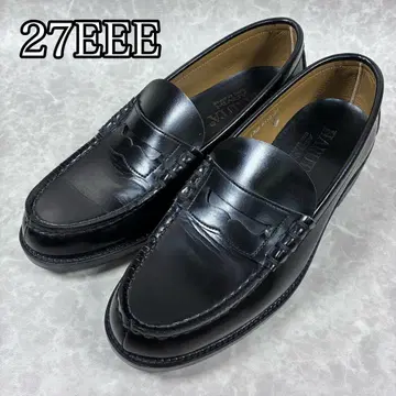 [새상품급] 하루타 HARUTA 코인 로퍼 27cm EEE 블랙