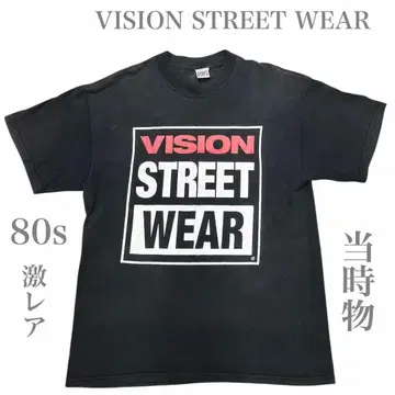 초레어 80s 비전 빈티지 T셔츠 올드 스케이트 파웰 조우락