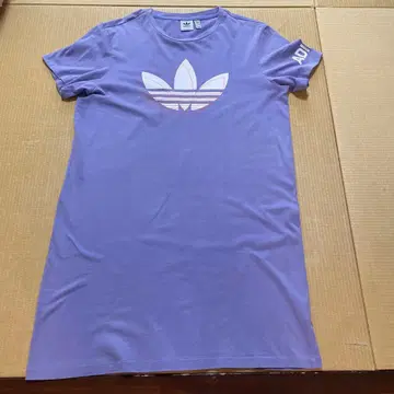 adidas 트레포일 로고 반팔 T셔츠 퍼플