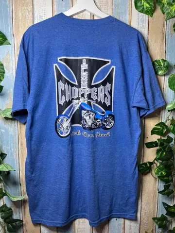 ISlAND CHOPPERS Hawaii T셔츠 양면 프린트