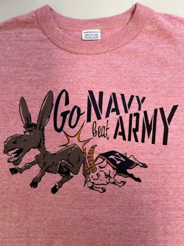 WAREHOUSE 티셔츠 GO NAVY 사이즈 M