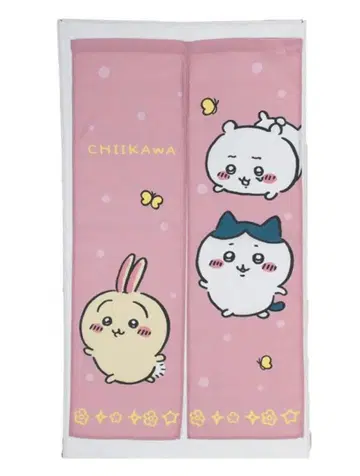 치이카와 (먼작귀) 노렌 핑크 85cm x 150cm