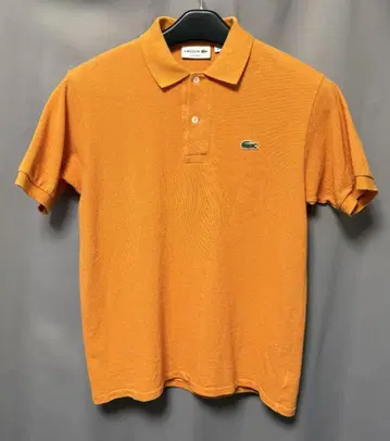 LACOSTE 피케 셔츠 CLASSIC FIT 오렌지 사이즈 3
