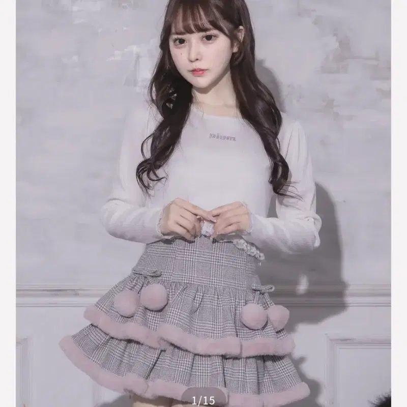 교판) 피움 퍼 스커트 /셋업블라우스원피스로지타리즈리사허니뮤마즈시허니