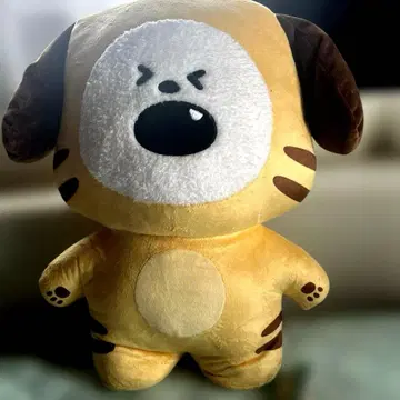 bt21 tiger 타탄 봉제 인형 L CHIMMY
