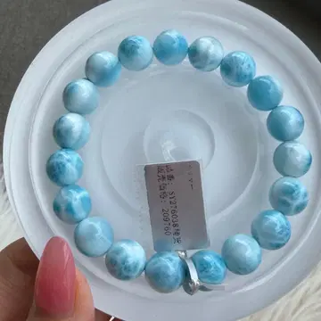 라리마 팔찌 11mm 최고 등급 짙은 파랑 아름다운 무늬 단품