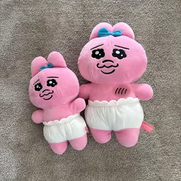 빤쮸토끼 봉제 인형 2종 세트