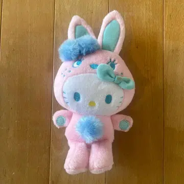헬로 키티 컬러풀 버니 봉제 인형