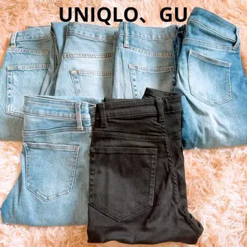 UNIQLO, GU S 사이즈 22 58 봄/여름 묶음 판매 데님