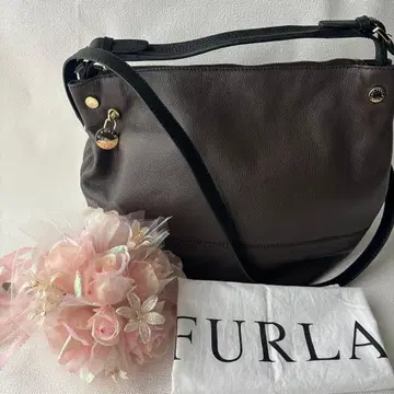 FURLA 숄더백 다크 브라운 가죽