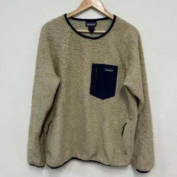 Patagonia 플리스 풀오버 베이지 L