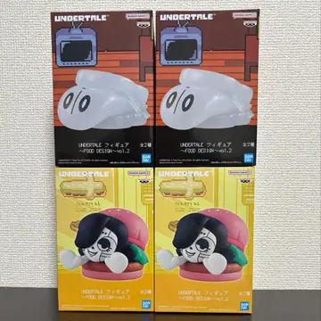 UNDERTALE 피규어 FOOD DESIGN vol.2 4종 세트
