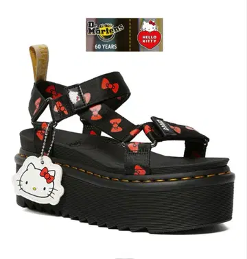 [ 새상품 ] Dr. Martens 헬로키티 통굽 샌들 닥터마틴