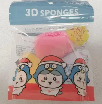 돈펜 치이카와 메이크업 스펀지 3개입 돈키 토끼 하치와레