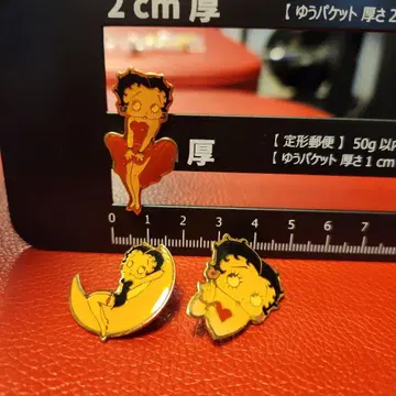 Betty Boop 베티짱 핀 배지 3개