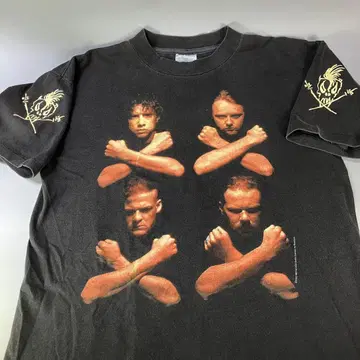1992 METALLICA 빈티지 밴드 T셔츠 90s