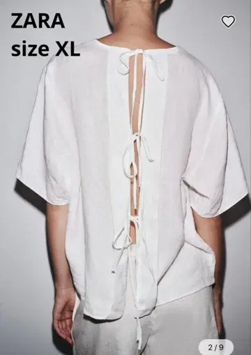 ZARA 린넨 상의