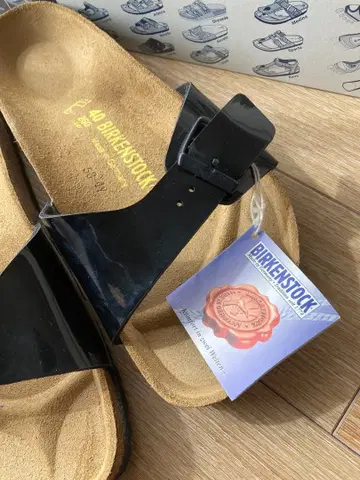 새상품 BIRKENSTOCK Madrid 마드리드 40 페이턴트 블랙