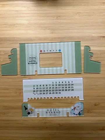 나츠메 우인장 냥코 선생님 탁상 아크릴 만년 달력 숙박 한정판 기념품