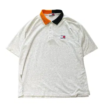 90s TOMMY HILFIGER 타미힐피거 피케 셔츠 구제 의류