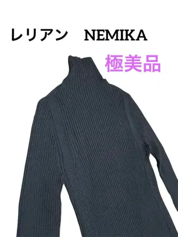 레리안 NEMIKA 사이드 시스루 디자인 하이넥 니트 봄 상품