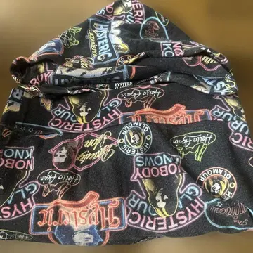 HYSTERIC GLAMOUR 올 패턴 얇은 소재 후드티